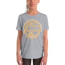 Load image into Gallery viewer, Music Factory Large Logo Youth Short Sleeve T-Shirt