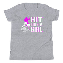 Load image into Gallery viewer, Hit Like a Girl Youth Short Sleeve T-Shirt Unisex