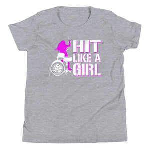 Hit Like a Girl Youth Short Sleeve T-Shirt Unisex